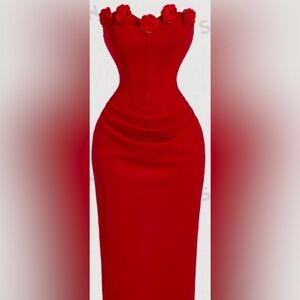 Sexy red night on the town dress